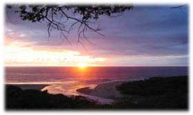 sunset in Guanacaste paradise
