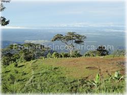 Costa Rica land for sale, ocean view, mountain view, waterfall, panoramic, south pacific, cattle, horses, development land