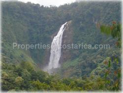 Costa Rica land for sale, ocean view, mountain view, waterfall, panoramic, south pacific, cattle, horses, development land