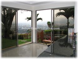Costa Rica real estate, Escazu real estate, for sale, pool, mountain views, valley views,
