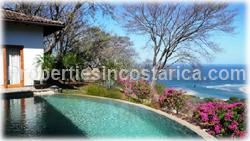 Tamarindo ocean view, ocean view home, beach, furnished, privacy, security, BBQ, infinity pool, maids quarters, 1589