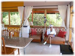 Pavones single family home, 2 story, Pavones for sale, beach access, Pavones town, concrete, construction, balcony, ocean view, rainforest, peninsula, turnkey, kitchen, dining, lounge, laundry, ready to move in, opportunity, affordable,1512