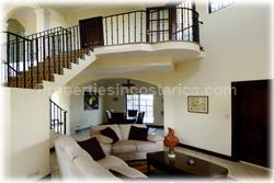 Costa Rica Spanish Estate, Luxury hilltop property, spanish style homes, for sale, swimming pool, movie room, fully furnished, La Garita Real Estate