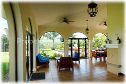Costa Rica Spanish Estate, Luxury hilltop property, spanish style homes, for sale, swimming pool, movie room, fully furnished, La Garita Real Estate