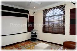 Costa Rica Spanish Estate, Luxury hilltop property, spanish style homes, for sale, swimming pool, movie room, fully furnished, La Garita Real Estate