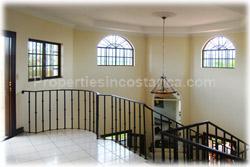 Costa Rica Spanish Estate, Luxury hilltop property, spanish style homes, for sale, swimming pool, movie room, fully furnished, La Garita Real Estate
