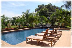 Costa Rica Spanish Estate, Luxury hilltop property, spanish style homes, for sale, swimming pool, movie room, fully furnished, La Garita Real Estate