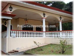 Atenas Costa Rica, Atenas real estate, Atenas realty, Atenas properties, Atenas estate, large, over a hectare, swimming pool, soccer field, ranch, social area, land with house, 1854
