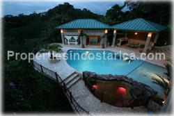 Costa Rica vacation villa, rainforest vacation home, Manuel Antonio, swimming pool, jungle villa