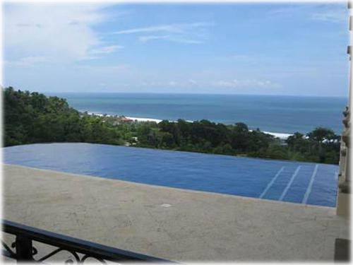 ocean view, central pacific, custom homes, beach, close to the beach, 8 bed home, infinity pool, pacific ocean views,