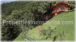 Costa Rica mountain home, unique home, theater, sound system, log, cedar, fine wood, house with forest, house with waterfall, best, house with river, house with pond, for sale, movie, game room, 1629