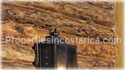 Costa Rica mountain home, unique home, theater, sound system, log, cedar, fine wood, house with forest, house with waterfall, best, house with river, house with pond, for sale, movie, game room, 1629