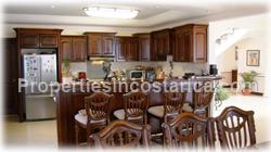 Escazu luxury homes, for sale, pool, storage, warehouse, basement, palace style, 2 levels, secure, mountain view, 1648
