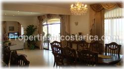Escazu luxury homes, for sale, pool, storage, warehouse, basement, palace style, 2 levels, secure, mountain view, 1648
