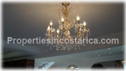 Escazu luxury homes, for sale, pool, storage, warehouse, basement, palace style, 2 levels, secure, mountain view, 1648