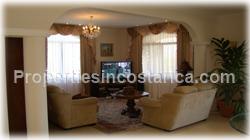 Escazu luxury homes, for sale, pool, storage, warehouse, basement, palace style, 2 levels, secure, mountain view, 1648