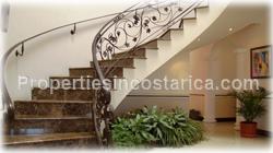 Escazu luxury homes, for sale, pool, storage, warehouse, basement, palace style, 2 levels, secure, mountain view, 1648