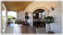 Escazu luxury homes, for sale, pool, storage, warehouse, basement, palace style, 2 levels, secure, mountain view, 1648