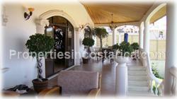 Escazu luxury homes, for sale, pool, storage, warehouse, basement, palace style, 2 levels, secure, mountain view, 1648