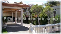 Escazu luxury homes, for sale, pool, storage, warehouse, basement, palace style, 2 levels, secure, mountain view, 1648