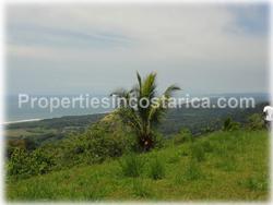 Costa Rica real estate, land for sale, ocean view property, building land, investment, Hatillo dominical