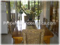 Costa Rica beach home, beach house for sale, sea side home, Punta Leona, fully furnished, garden, for building a pool