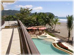 Jaco Costa Rica, Jaco beach real  estate, jaco condos, for sale, beachfront, fully furnished, swimming pool, luxury beach condo