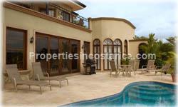 Puntarenas ocean view, gated community property, ocean view, terrace, sportfishing, Los Suenos for sale, classical, colonial architecture, golf, marina, national reserve, forest, beach club, security, 1463