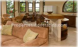 Puntarenas ocean view, gated community property, ocean view, terrace, sportfishing, Los Suenos for sale, classical, colonial architecture, golf, marina, national reserve, forest, beach club, security, 1463