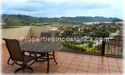 Puntarenas ocean view, gated community property, ocean view, terrace, sportfishing, Los Suenos for sale, classical, colonial architecture, golf, marina, national reserve, forest, beach club, security, 1463