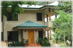 Dominical investment, property complex, B&B, bed and breakfast, investment potential, large property, fertile land, acres, furnished, for sale, large pool, internet, 1474