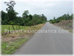 Guapiles lot for sale, Limon lots, land for sale, public road frontage, access, investment, opportunity, 1728