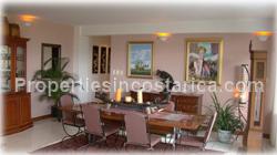 Escazu luxury home, for sale, large home, pool, jacuzzi, mountain view, valley view, furnished, location, security, 1646