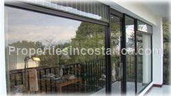 Escazu luxury home, for sale, large home, pool, jacuzzi, mountain view, valley view, furnished, location, security, 1646