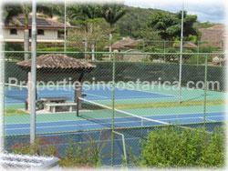 Costa Rica real estate, for sale, Escazu Costa Rica, Cerro Alto Escazu, Costa Rica luxury homes, fully furnished houses, gated community, swimming pool, tennis court