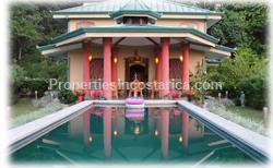 Dominical Costa Rica, Dominical real estate, for sale, luxury, infinite edge pool, custom built, exotic homes, ocean view, mountain view