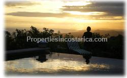 Dominical Costa Rica, Dominical real estate, for sale, luxury, infinite edge pool, custom built, exotic homes, ocean view, mountain view