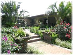 Costa Rica mediterranean h ome, 2 story, garden, Mediterranean architecture, access, airport, schools, malls,