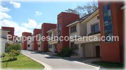 Ciudad Colon townhouses, for sale, gated community, swimming pool, private, secure, pool, green areas, bbq, 1645