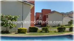 Ciudad Colon townhouses, for sale, gated community, swimming pool, private, secure, pool, green areas, bbq, 1645