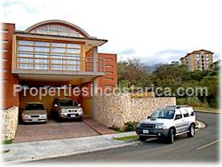 Escazu real estate, townhomes in Escazu, for sale, exclusive, modern, townhouses, convenient, 2 story, swimming pool, security, terrace,