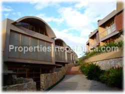 Escazu real estate, townhomes in Escazu, for sale, exclusive, modern, townhouses, convenient, 2 story, swimming pool, security, terrace,