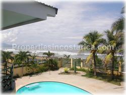 Jaco Costa Rica, Costa Rica beachfront home, Jaco beach homes, beach house for sale, beach house with pool, oceanfront property Costa Rica, 2 level beach home