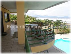 Jaco Costa Rica, Costa Rica beachfront home, Jaco beach homes, beach house for sale, beach house with pool, Bajamar, Puntarenas, oceanfront property Costa Rica, 2 level beach home