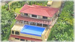 Dominical Costa Rica, Dominical Real Estate, Villa for rent, for sale, vacation rental villa, oceanfront villa beachfront, swimming pool, fully furnished
