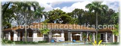 Golf, beach, Costa Rica, tile roofs, Spanish, colonnial, ranch, hacienda, old style, modern, A/C