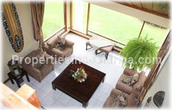Escazu for sale, fully furnished, turnkey, gated community, Escazu real estate, 2 story, security, shopping, hospitals, schools, 1622