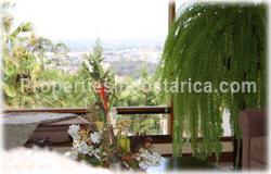 Escazu for sale, fully furnished, turnkey, gated community, Escazu real estate, 2 story, security, shopping, hospitals, schools, 1622