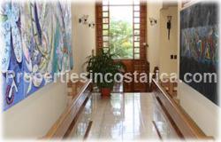 Escazu for sale, fully furnished, turnkey, gated community, Escazu real estate, 2 story, security, shopping, hospitals, schools, 1622
