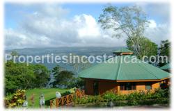 Fully furnished, Arenal lake home, Arenal real estate, lakefront, for sale, gated community, 1550